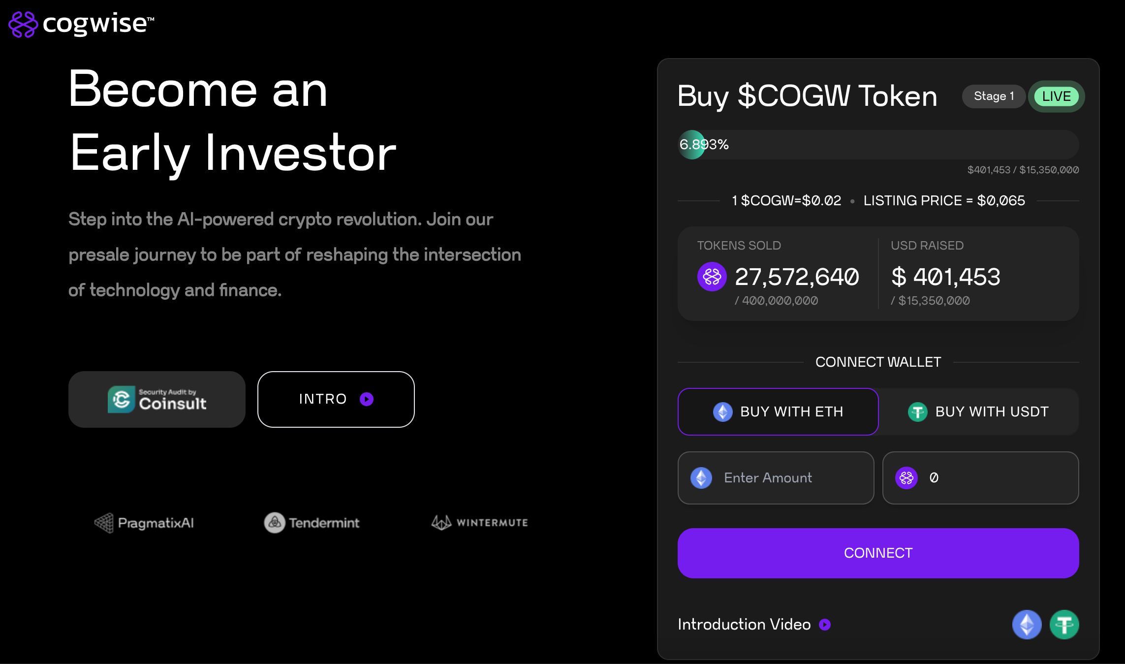 $COGW Presale